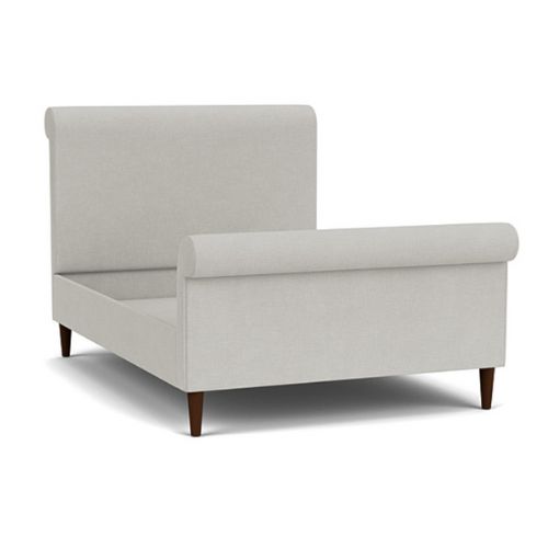 Esher Scroll End Bed grey Esher Scroll End Bed grey