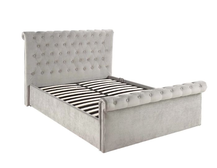 aspire sleigh bed with sprung slats