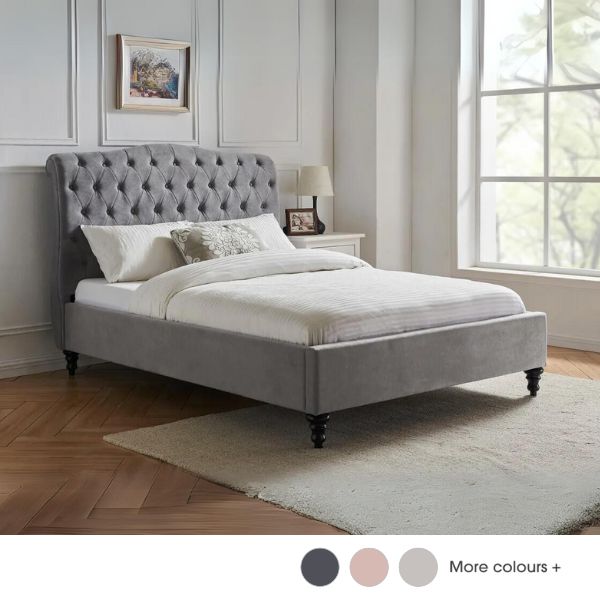 Athens Upholstered Sleigh Bed Athens Upholstered Sleigh Bed