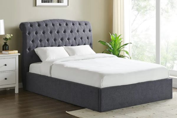 Athens Upholstered Storage Bed dark grey Athens Upholstered Storage Bed dark grey