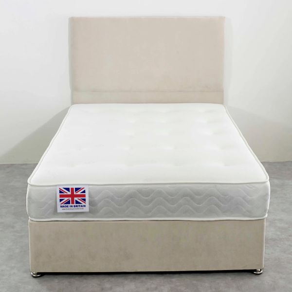 Winter Summer Memory Foam Sprung Mattress with divan